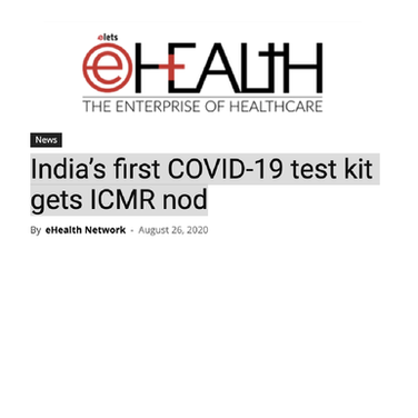 EHealth: India’s first COVID-19 test kit gets ICMR nod